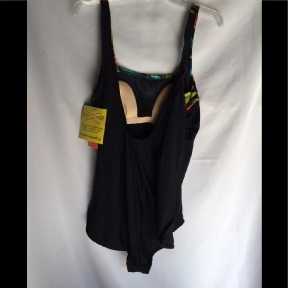 NWT Ceeb swimsuit square neck women’s plus size 7638-974 - Picture 2 of 2